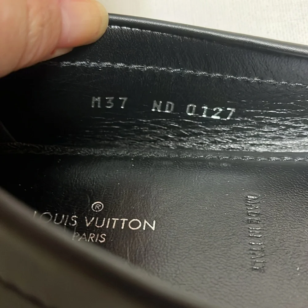 Louis Vuitton black leather driving loafers - Picture 4 of 15